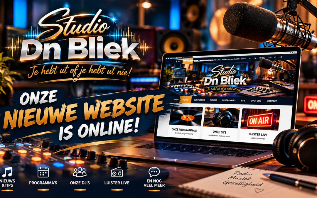 Welkom op onze vernieuwde website!